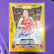 2026 Prizm WNBA Georgia Amoore GOLD Prizm Auto /10 10/10 RC Mystics #17