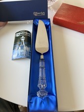 Waterford Crystal Wedding Cake Server Ireland Serrated  Blade