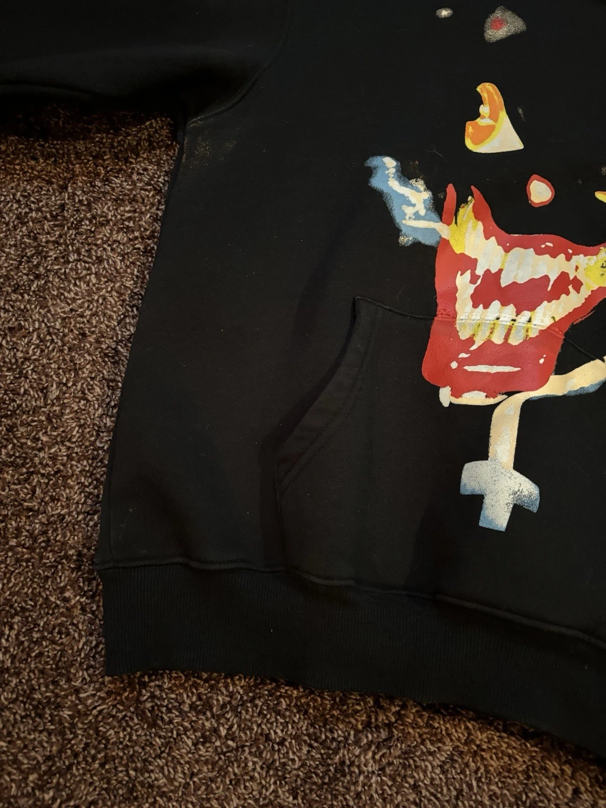 Felpa con cappuccio Authentic Destroy Lonely No Stylist Tour Alyx nera taglia S rara gatto