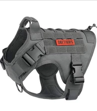 OneTigris Adjustable Tactical Dog Harness W/ Handle Full Body Dog Vest Medium 