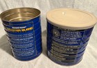 2 Vintage Maxwell House Master Blend Coffee Tin Cans - one with plastic lid — photo 3