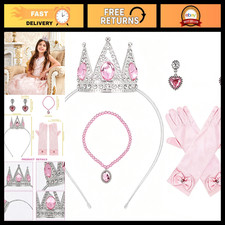 Girls' Princess Dress Up Accessories Set - Tiara, Crown Party Essentials
