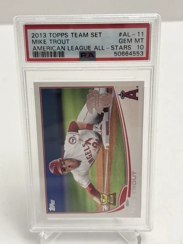 2013 Topps All-Star Rookie Cup - Mike Trout #AL-11 card Angels PSA 10 Gem Mint