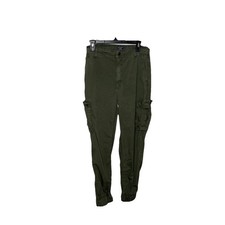 Abercrombie Fitch Womens Cargo Pants Olive Green Size Small Vintage Y2K Utility