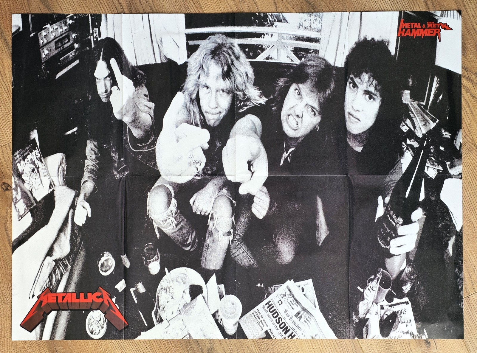 METALLICA - Riesiges Poster von 2018 - 75 x 55 cm - NEUWERTIGER ZUSTAND!