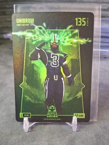 Bo Jackson Battle Arena Update GLOW Battle Foil BF-84 UNIBROW