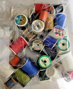 Vintage Sewing Thread Mixed Colors Lot Bundle