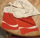 Vintage Coke Silk Scarf Raquel Welch 1970 CBS Promo New Look Ad Ray Strauss Cola