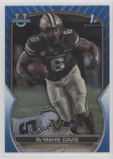 2022 Bowman U Chrome Blue Refractor 41/199 Ray Davis (Re'Mahn on Card) #8 nd3