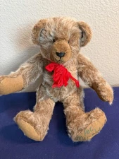 Vintage 10"  1987 Pat Murphy Mohair Bear, Signed by Artist, Fully Jointed