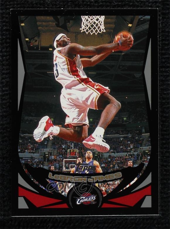 2004-05 Topps Black 161/500 LeBron James #23 u0h