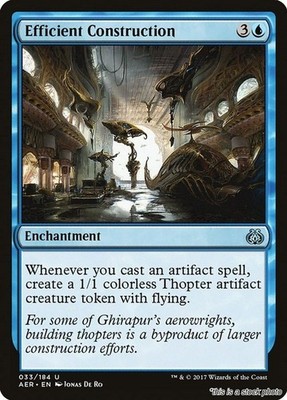 MTG Efficient Construction Card #33 Aether Revolt LP Magic