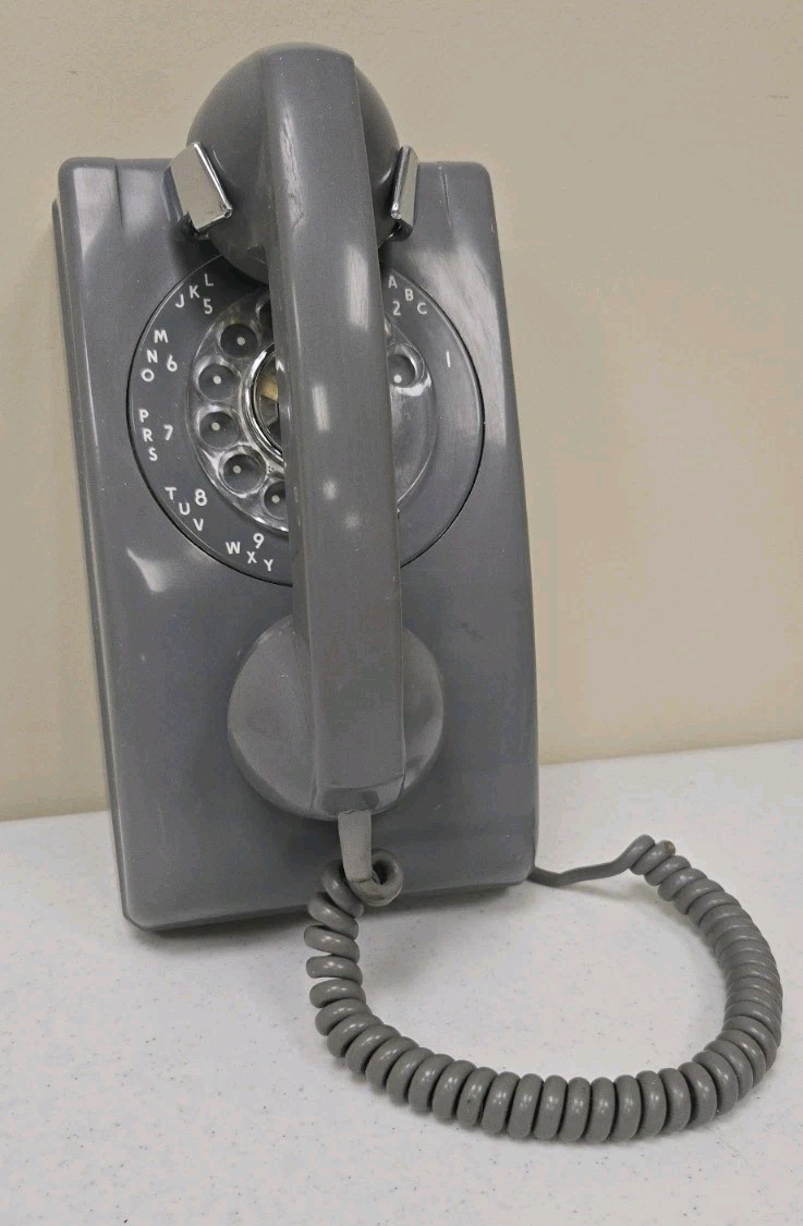 Rare 1961 Dark Gray Stromberg Carlson Wall Phone -Special 1553-WI  20 Telephone