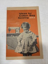 "ideas For Cotton Bag, Sewing&rdquo; 1962 -  Sewing Book