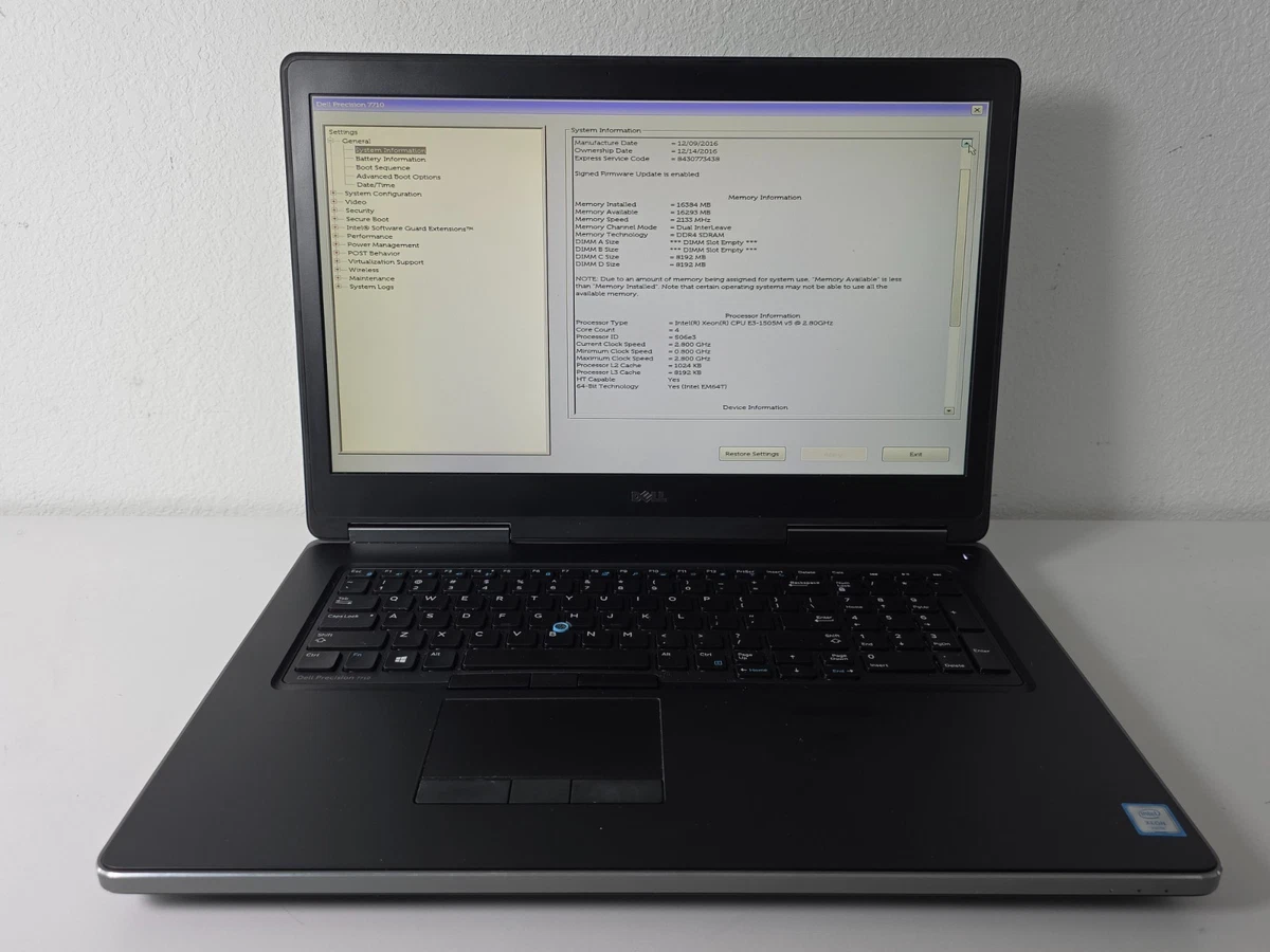 Dell Precision 7710 PC Laptops & Netbooks for Sale | Shop New