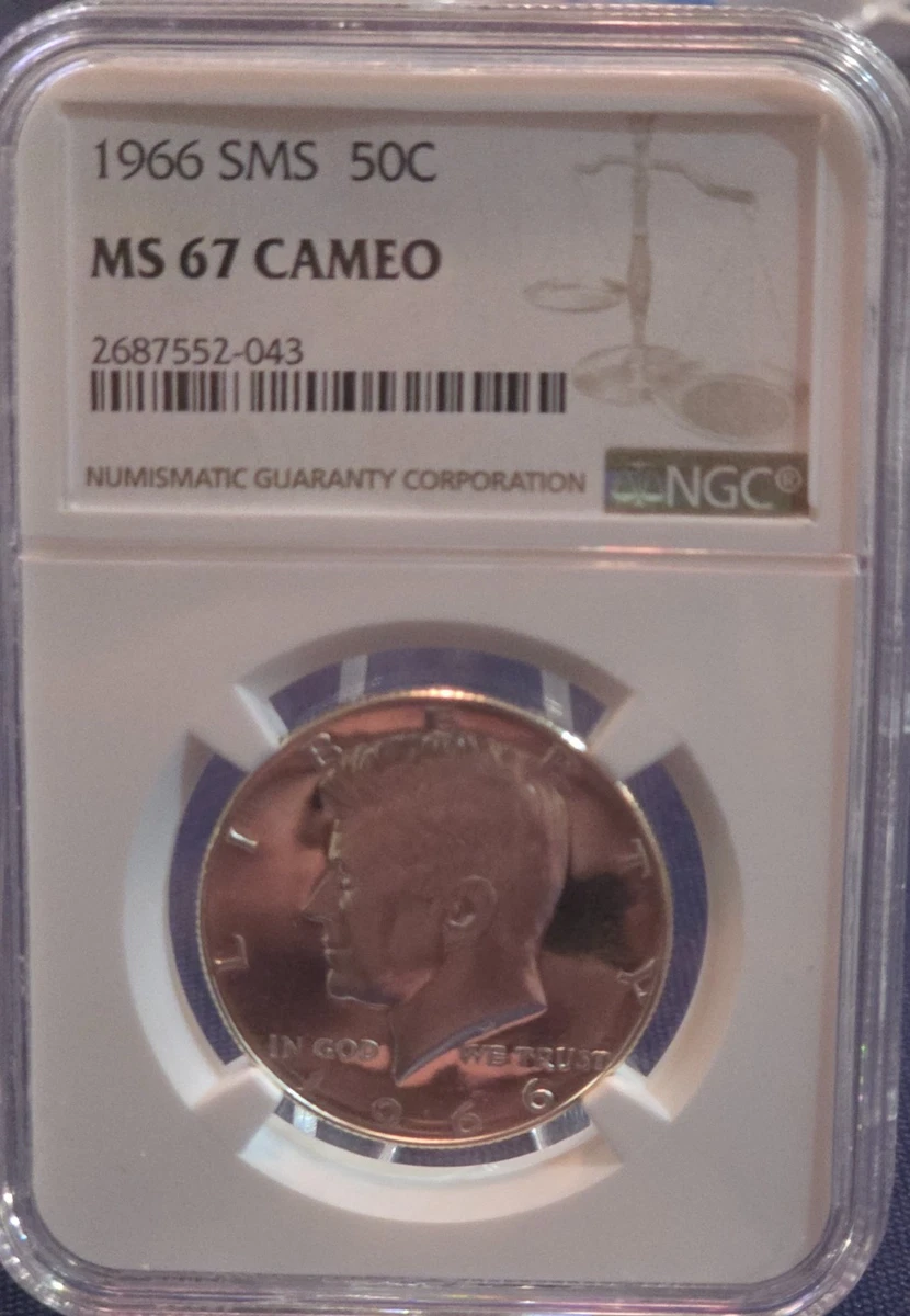 MS 67 Graded 1966 Kennedy US Half Dollars (1964-Now) for sale | eBay