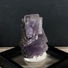 Columnar Cubic Fluorite Crystal Cluster w Stand Natural Mineral Specimen KLP-32 — photo 9