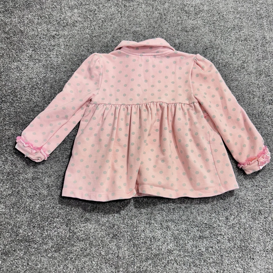 Vestido Cuartel General Niños Niñas 4T Rosa Lunares Volantes Vacaciones Foto 2 de 4