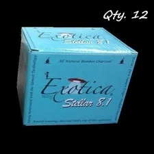15kg - 12 boxes of 1.25kg Hookah Charcoal - 900 pcs - 300 sticks scored x 3 $$$$