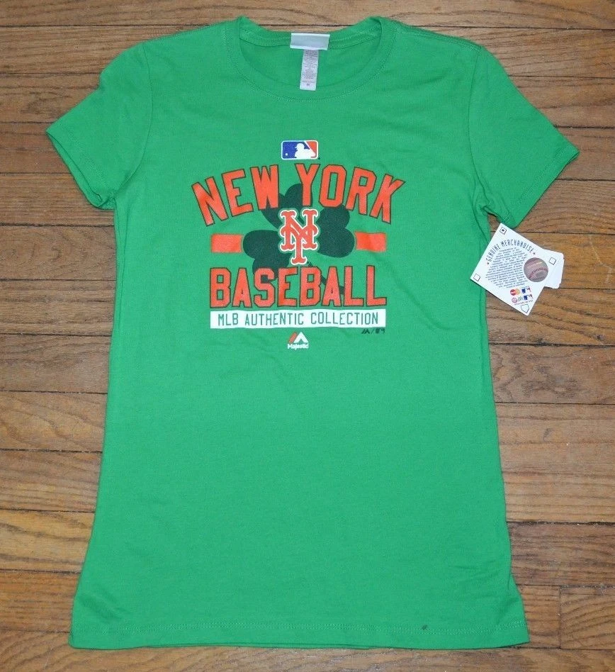 New York Mets T-Shirt Genuine Major League Merchandise License Majestic for  Her