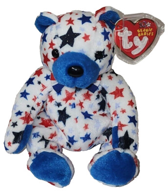 Ty Beanie Baby BLUE the Bear (Internet Exclusive) 7'' NEW MWMTs Plush Stuffed Toy