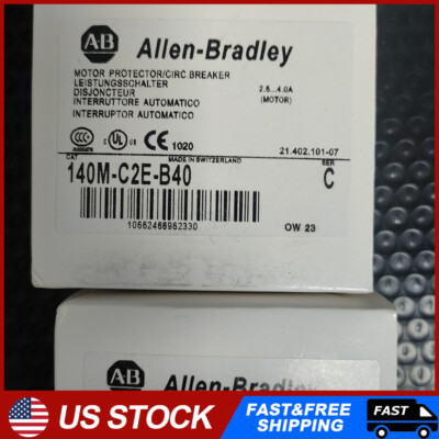 100% New AB 140M-C2E-B40 Standard Magnetic Trip