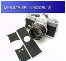 Camera Replacement Skin Leather w/VIDEO inst  Minolta SR-1/SR-7 Model 7  Japan