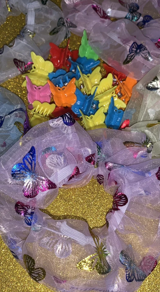 Pinzas para el pelo mariposa 10 piezas Foto 4 de 4