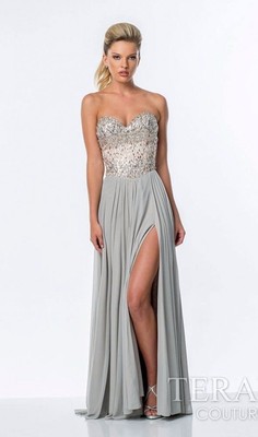 NWT  TERANI COUTURE PROM/PAGEANT/FORMAL/WEDDING DRESS/GOWN #151P0036 SIZE 8