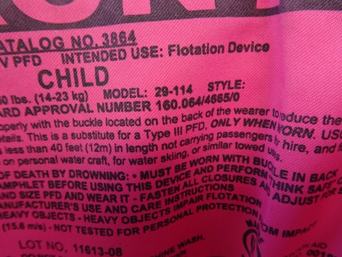 Tot Swimmer Trainer Chest & Arm Swim Floats 30-50 lbs by Stearns Child - Picture 8 of 8