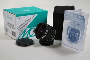 Brand-New-lens-MC-Zenitar-K-2-8-16-For-Pentax-K-Mount-Fish-Eye-Green-Box