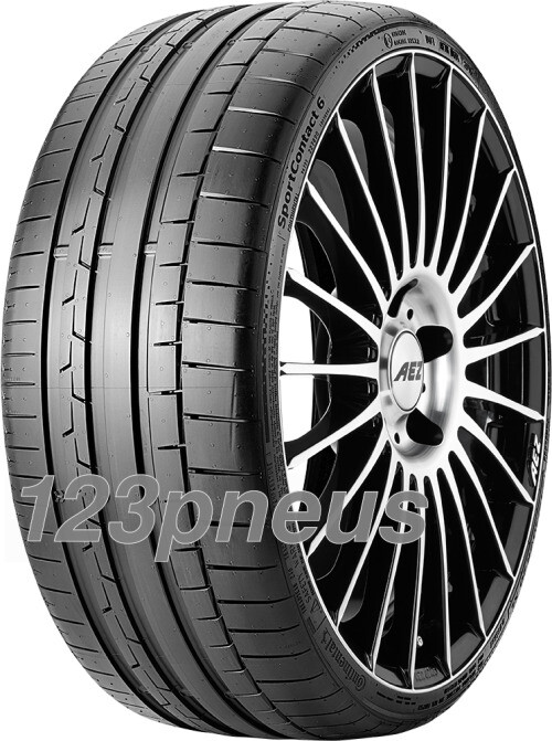 Pneu été haut de gamme Continental SportContact 6 265/40 ZR19 102Y XL pour voitures de sport