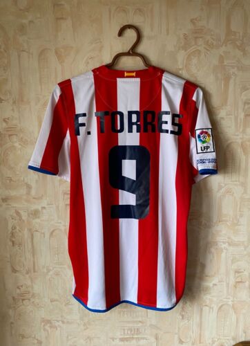 Atletico Madrid Home football shirt 2008 - 2009 #9 TORRES Jersey Nike - Picture 1 of 9