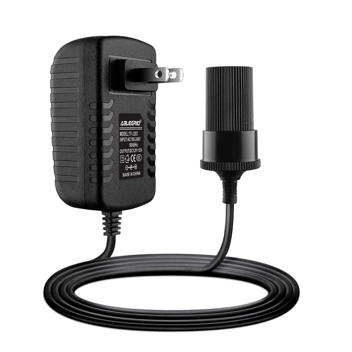 110 cigarette lighter adapter AC 110-220 to 12V 2A Car Charger Cigarette Lighter Socket Power Adapter  Cord PSU