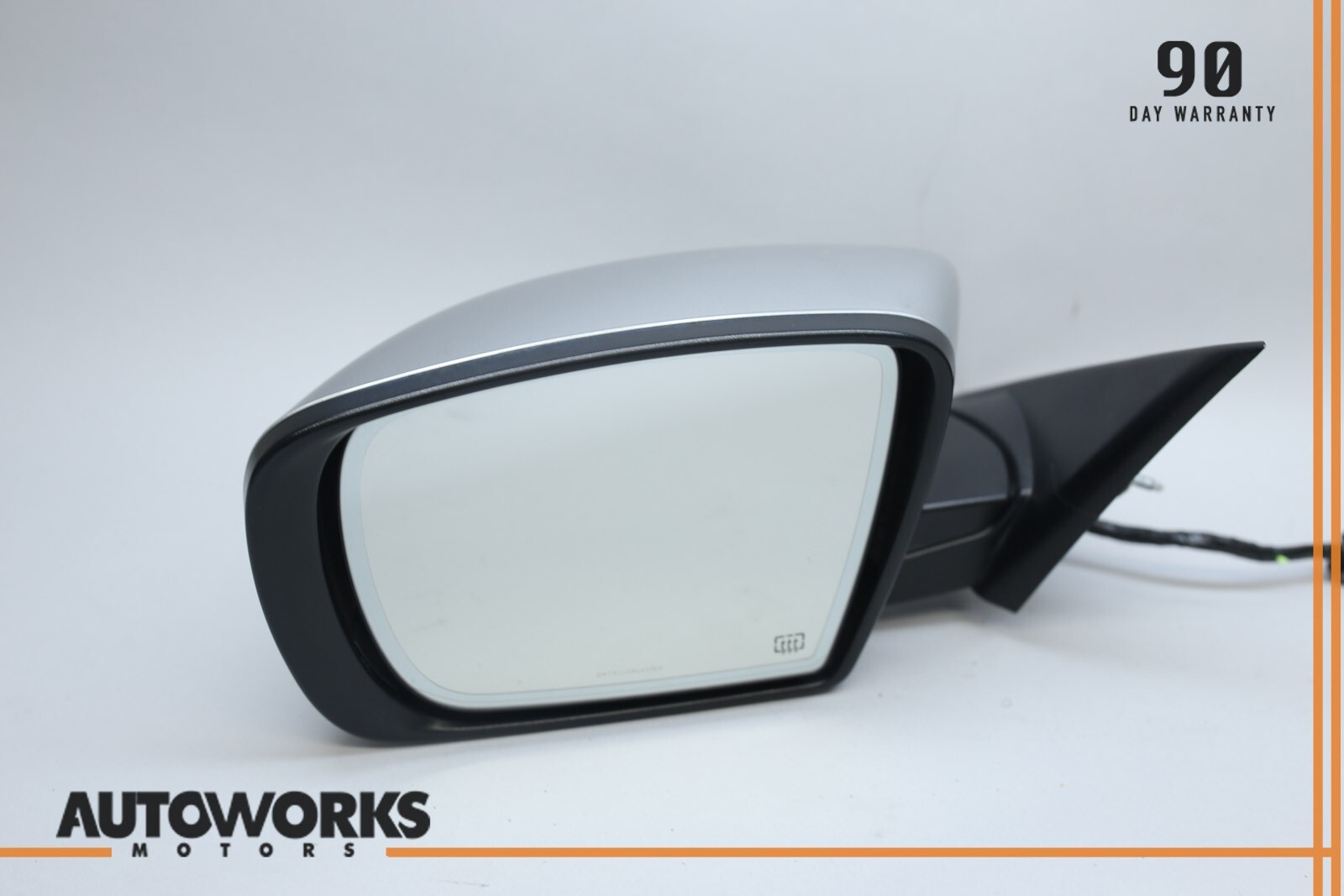 14-17 Maserati Ghibli M157 Left Driver Side Rear View Door Mirror Grigio Met OEM