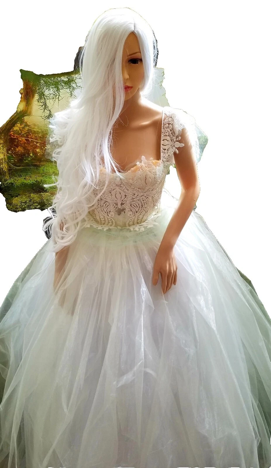 Vestido de encaje Corsé s de Novia de Tul