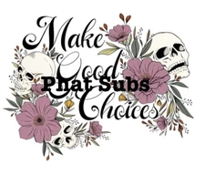 Sublimation Print Good Choices Ready to Press Heat Transfer