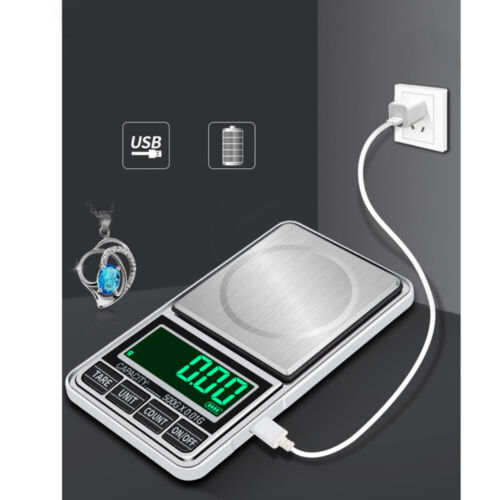  Hohe Präzision Elektronische Waage Mini Digital Pocket Waagen Gewicht - Bild 1 von 17