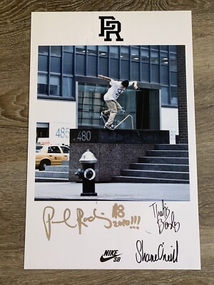 Paul Rodriguez Theotis Beasley Shane O'Neill Autographed Signed