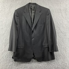 Ermenegildo Zegna Blazer Mens Size 50R Gray 100 Wool Made in Italy
