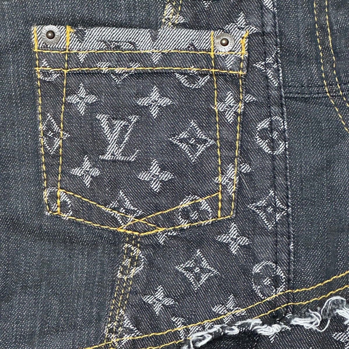 LOUIS VUITTON Spring Summer 2007 Monogram Patchwork Denim LOUIS VUITTON Spring Summer 2007 Monogram Patchwork Denim
