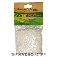 Grower's Edge Soft Mesh Trellis Netting 5 ft x 15 ft w/ 6 in Squares