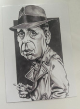 HUMPHREY BOGART Casablanca Crazy Caricatures Base #39