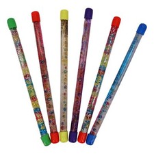 Emoji Glitter Batons (6 Pack, 12 in ea, Color...