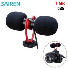 Sairen T-Mic Dual Head Video Recording Shotgun Microphone For Camera DSLR Mic