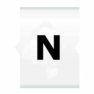 OG14NC2, Hellermann Tyton, Clip Marker For Wire Dia .105-.1 Letter N, Lot of 100
