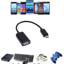 USB 2.0 OTG Adapter Cable Cord For Samsung Galaxy S2 S II S3 S III S4 Phone gm