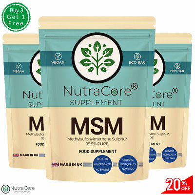 MSM Caps 700mg (99% Methylsufonylmethan Schwefel) - Gelenkunterstützung & Knochengesundheit