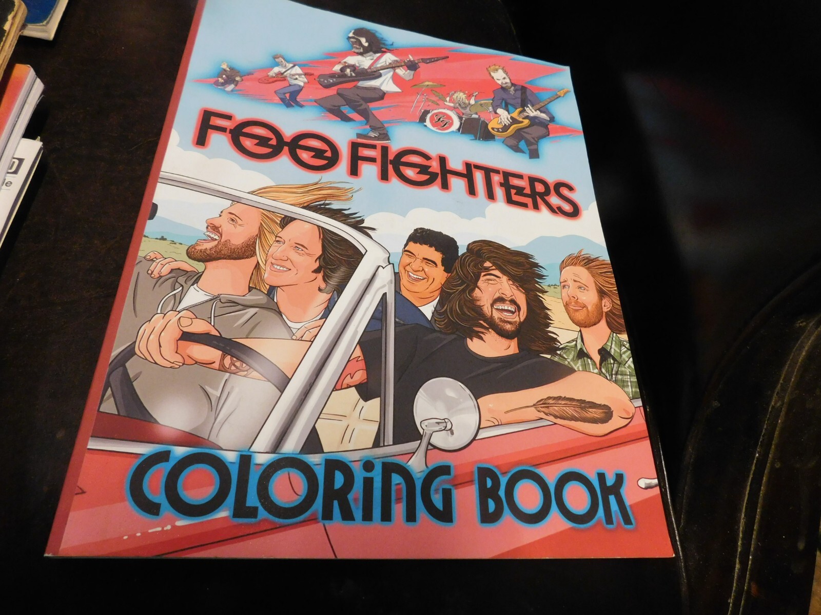 Foo Fighters Coloring Book 2022 Some markings inside cover page