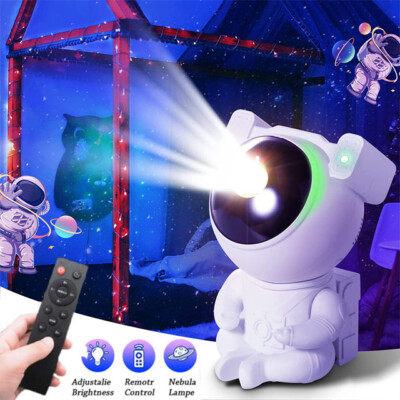 Galaxy Astronaut Sternenhimmel Projektor LED Lampe Aurora Star Nachtlicht Kinder